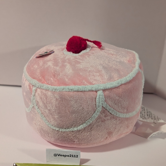 Target Bullseye Playground Valentines Pillow Cake Pink Frosted W/ Cherry On Top - Picture 4 of 8